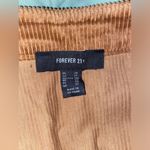 Brown forever 21 corduroy skirt - Picture 2 of 2